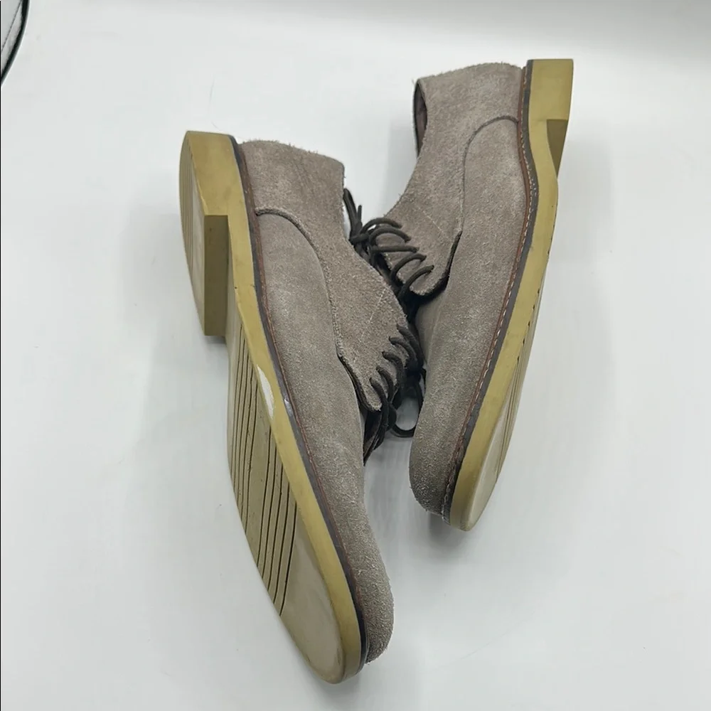Banana Republic Gray Suede Lace-Up Shoes Men's Size 9